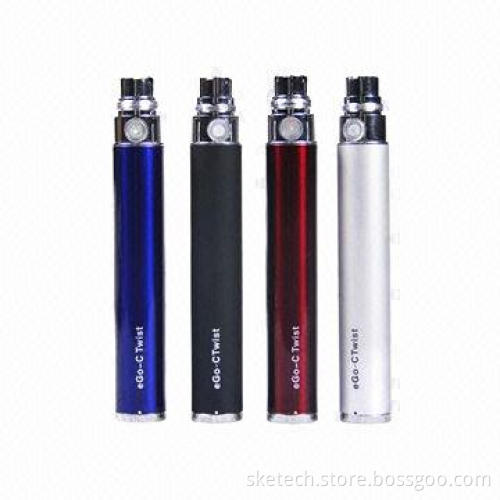Newest Variable Voltage E-cigarette Batteries, eGo-C Twist